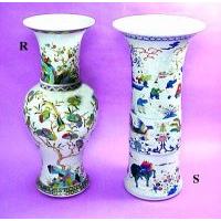 Famille Verte Vases 16-1/2